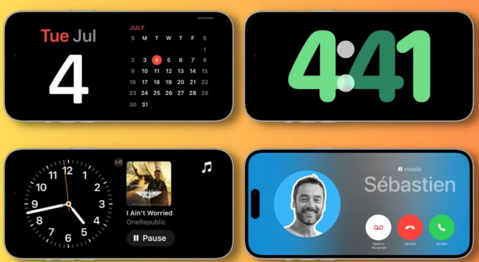 枣强苹果手机维修分享iOS17横屏充电待机显示有什么好处 