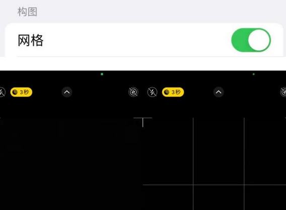 枣强苹果手机维修网点分享iPhone如何开启九宫格构图功能