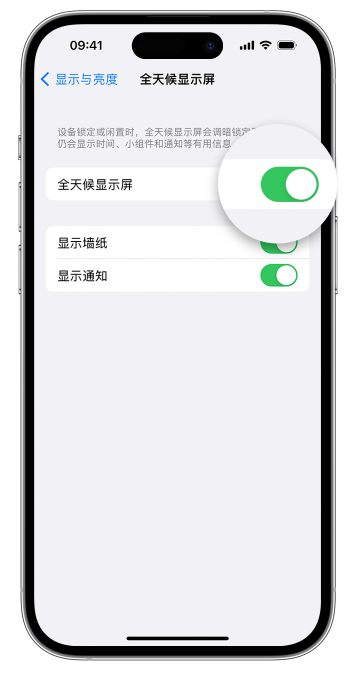 枣强苹果14维修店分享如何自定义 iPhone 14 Pro 常亮显示屏 