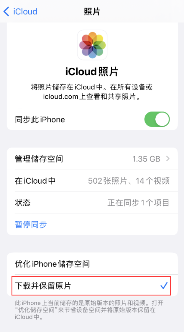 枣强苹果手机维修分享iPhone 无法加载高质量照片怎么办 