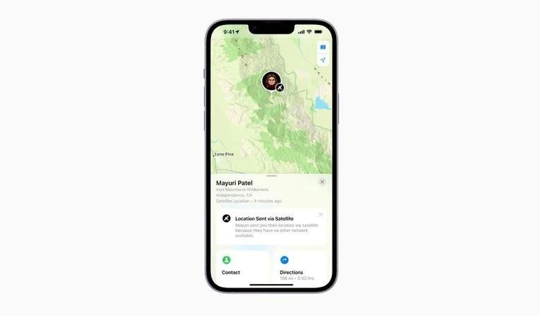 枣强苹果14维修分享iPhone14系列中 FindMy功能通过卫星分享位置方法教程 