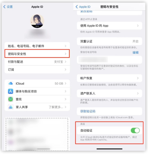 枣强苹果手机维修分享iOS 16 自动验证功能开启方法 