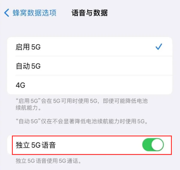 枣强苹果14维修分享iPhone 14 Pro如何开启VoNR 